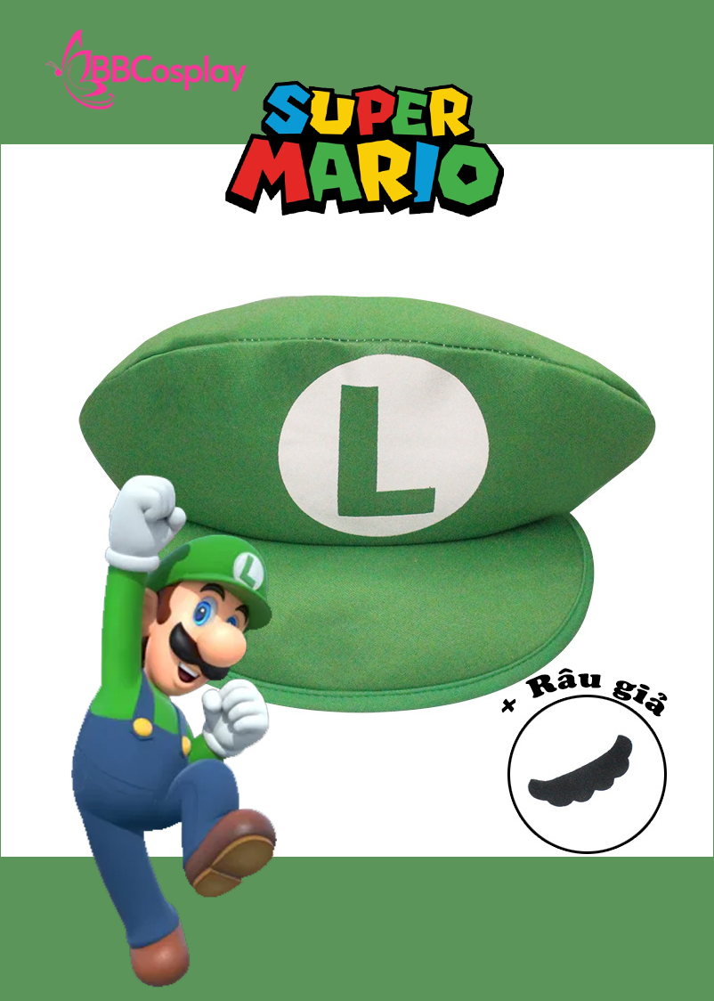 Trang Phục Super Mario Xanh Lá - Luigi