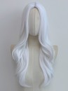 Tóc Giả Trắng Dài 2 Mái 70Cm