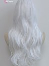 Tóc Giả Trắng Dài 2 Mái 70Cm