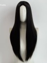 Tóc Giả Đen 2 Mái Dài 75Cm