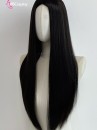 Tóc Giả Đen 2 Mái Dài 75Cm