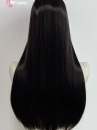 Tóc Giả Đen 2 Mái Dài 75Cm