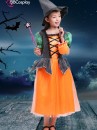 Trang Phục Phù Thuỷ Bí Ngô Váy Cam