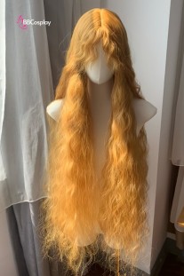 Tóc Giả Fairy Dài Vàng 100Cm