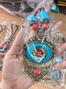 Vòng Trang Sức Tây Vực Tây Tạng Miêu Cương - Hình Ovan Màu Xanh Dương