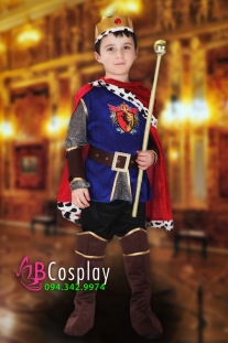 Trang Phục Hoàng Tử Trẻ Em - Mẫu Xanh