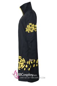 Bộ Áo Khoác Bác Sĩ Trafalgar Law Kèm Mũ - One Piece