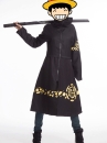 Bộ Áo Khoác Bác Sĩ Trafalgar Law Kèm Mũ - One Piece