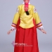 Hanbok Bé Gái Chuẩn Hàn Quốc Áo Vàng Váy Đỏ