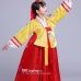 Hanbok Bé Gái Chuẩn Hàn Quốc Áo Vàng Váy Đỏ
