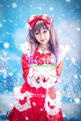 Đầm Lolita Đỏ Noel Hàng May
