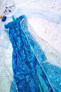 Đầm Elsa Nữ Hoàng Băng Tuyết - Size S