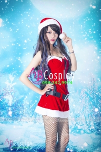 Đầm Noel Sexy Gợi Cảm - Có Ảnh Thật