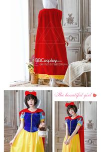 Đồ Nàng Công Chúa Bạch Tuyết Vải Nhung Giá Rẻ