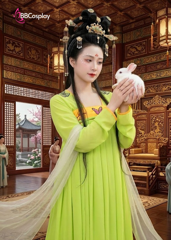 Trang Phục Hằng Nga Tú Linh Thảo - Chiết Ngực Giá Rẻ