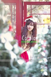 Đồ Noel Lolita Cổ Thủy Thủ Đỏ