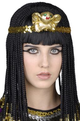 Tóc Giả Nữ Hoàng Ai Cập Nhiều Sợi
