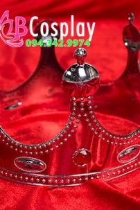 Vương Miện Hoàng Tử Bạc Bằng Nhựa