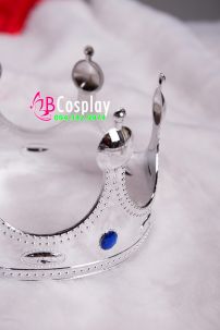 Vương Miện Hoàng Tử Bạc Bằng Nhựa