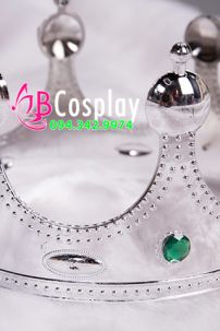 Vương Miện Hoàng Tử Bạc Bằng Nhựa