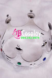 Vương Miện Hoàng Tử Bạc Bằng Nhựa