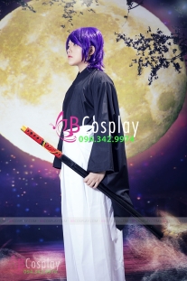 Hakama Nam Áo Trắng Hakama Đen