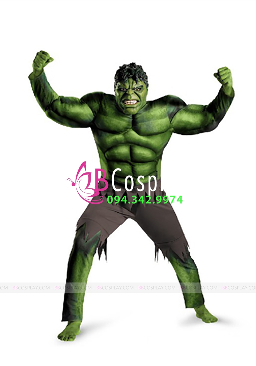 Trang Phục Hulk Cơ Bắp - Người Khổng Lồ Xanh