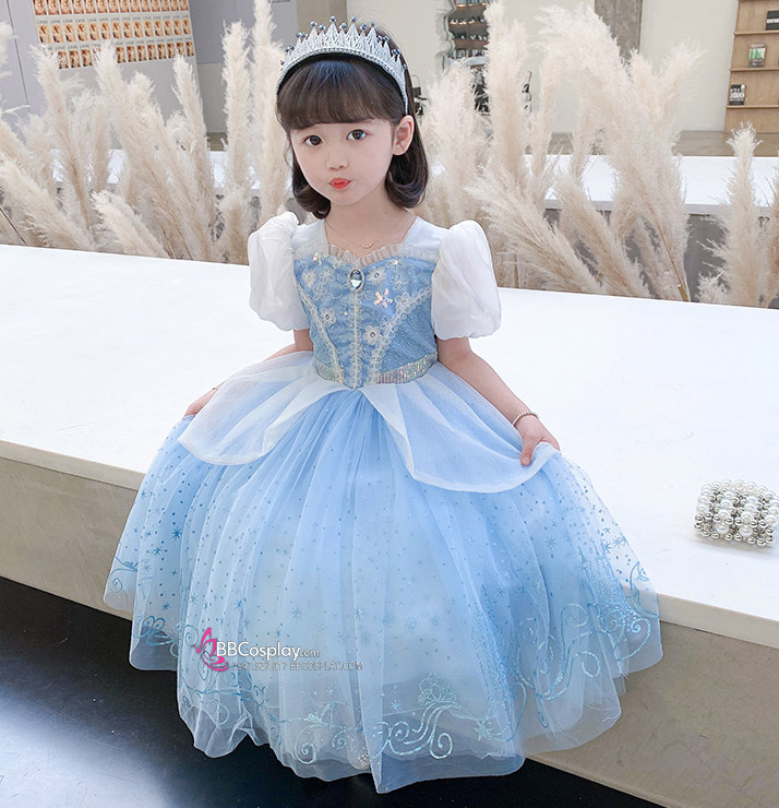 Váy hồng công chúa size 12- 20kg - Shop quần áo trẻ em tại phù cừ-hưng yên