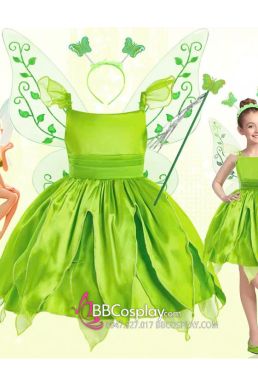 Trang Phục Cô Tiên Xanh Cho Bé - Tinker Bell Trẻ Em