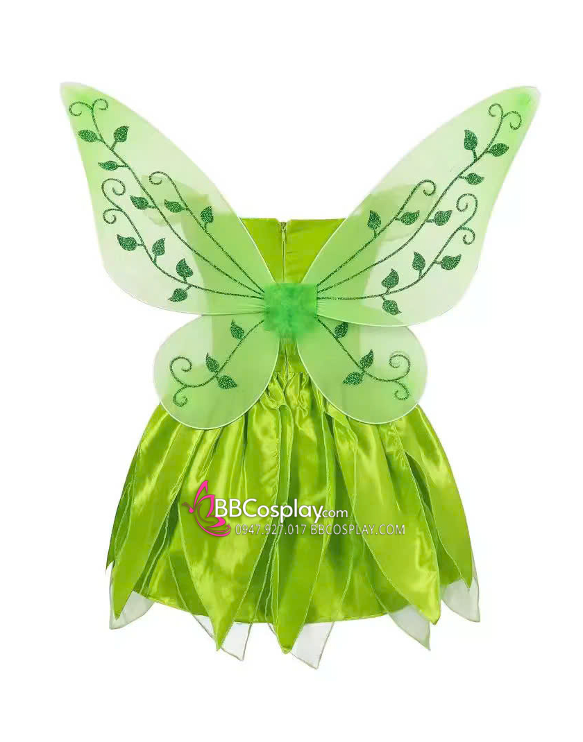 Trang Phục Cô Tiên Xanh Cho Bé - Tinker Bell Trẻ Em