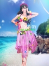 Trang Phục Hawaii Hồng Phấn
