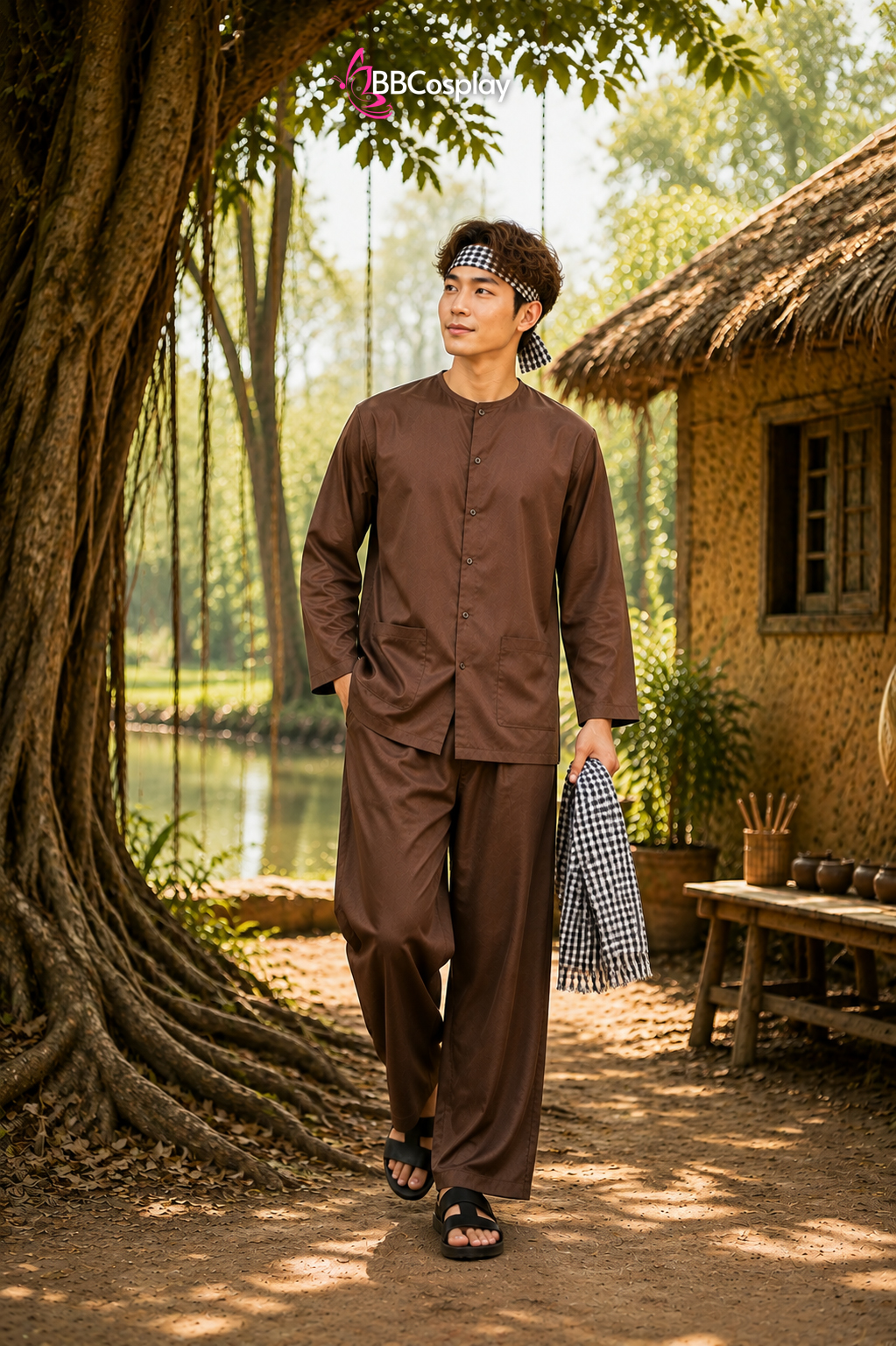 Trang Phục Chú Cuội - Màu Nâu
