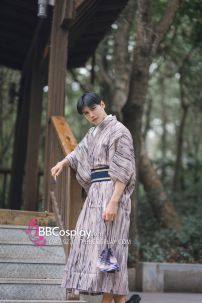 Nagagi Nâu Vân Gỗ - Thắt Lưng Thắt Sẵn