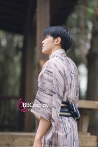 Nagagi Nâu Vân Gỗ - Thắt Lưng Thắt Sẵn