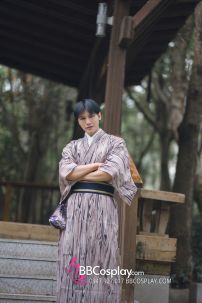 Nagagi Nâu Vân Gỗ - Thắt Lưng Thắt Sẵn