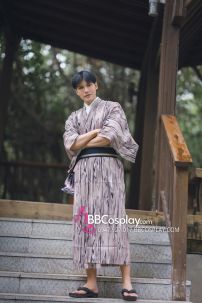 Nagagi Nâu Vân Gỗ - Thắt Lưng Thắt Sẵn