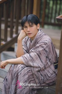 Nagagi Nâu Vân Gỗ - Thắt Lưng Thắt Sẵn