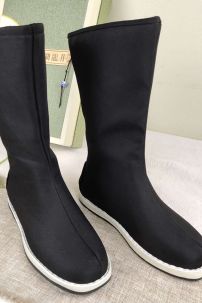 Giày Cổ Trang Nam Đen Trơn - Giày Kiếm Hiệp