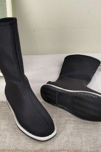 Giày Cổ Trang Nam Đen Trơn - Giày Kiếm Hiệp