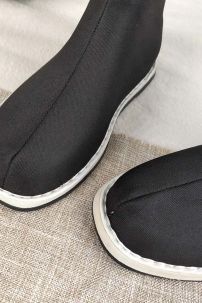 Giày Cổ Trang Nam Đen Trơn - Giày Kiếm Hiệp