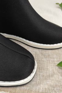 Giày Cổ Trang Nam Đen Trơn - Giày Kiếm Hiệp