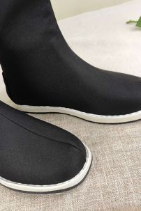 Giày Cổ Trang Nam Đen Trơn - Giày Kiếm Hiệp