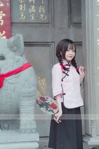 Đồ Nữ Sinh Trung Quốc Hồng Phấn