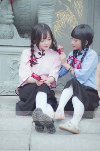 Đồ Nữ Sinh Trung Quốc Hồng Phấn