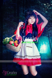 Trang Phục Cô Bé Quàng Khăn Đỏ - Dáng Ngắn