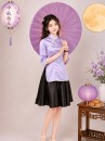 Trang Phục Nữ Sinh Trung Quốc Tím Nhạt
