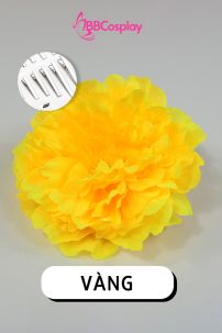 Phụ Kiện Hoa - Hoa Cài Tóc - Kẹp Hoa Lẻ - Hoa Mẫu Đơn