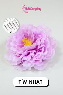 Phụ Kiện Hoa - Hoa Cài Tóc - Kẹp Hoa Lẻ - Hoa Mẫu Đơn