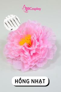 Phụ Kiện Hoa - Hoa Cài Tóc - Kẹp Hoa Lẻ - Hoa Mẫu Đơn