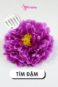 Phụ Kiện Hoa - Hoa Cài Tóc - Kẹp Hoa Lẻ - Hoa Mẫu Đơn